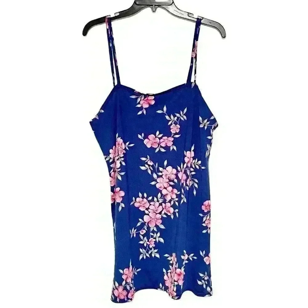 Vintage Secret Treasures 90s Women’s Slip Dress Floral Lingerie Coquette Size XL